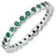 Created Emerald Stackable Expressions Ring Created Emerald Stackable Expressions Ring