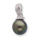 Tahitian Pearl & Diamond Pendant Tahitian Pearl & Diamond Pendant