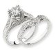14K White Gold Diamond Semi-Mount 14K White Gold Diamond Semi-Mount