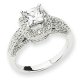 14K White Gold Diamond Semi-Mount Engagement Ring 14K White Gold Diamond Semi-Mount Engagement Ring