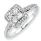 14K White Gold Diamond Engagement Ring 14K White Gold Diamond Engagement Ring